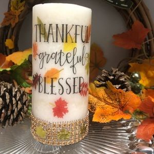 Fall Scented Personalized Candle